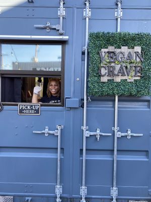 Owner was super friendly    at Vegan Crave in Kansas City