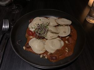 Ravioli vegano 🌱   at Grappa in Dorado