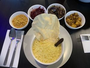 Super delicious vegan rice and curry meal. So affordable too    at Nona  in Bundoora