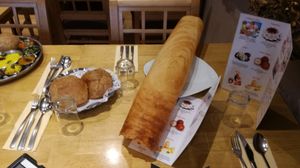 Huge dosa! at Shivalli in Leicester