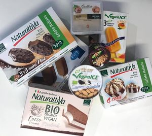 Vegan ice creams at Amor Bio in Pontedera