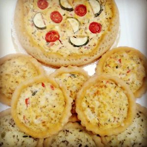Tortini with tofu at La Casa del Fiordaliso in Pontedera