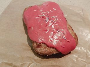 Vegan Cranberry poptart at Pie Town in West End