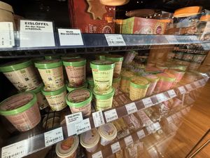 ice cream vegan  at Bioladen Schömmel in Cottbus