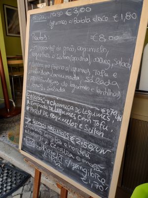 Menu on 4/3/22 at Sabor Superior in Alges