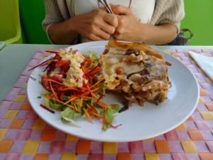 Vegan lasagna  at Sabor Superior in Alges