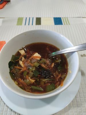 Sopa miso at Sabor Superior in Alges