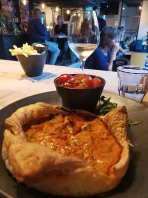 Sweet potato pie  at Brasserie Thuis in Rotterdam