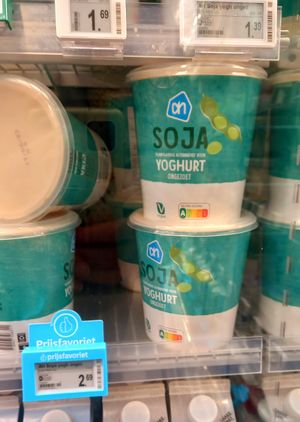 1kg soy yoghurt😍😍 at Albert Heijn in Amsterdam