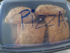 Pizza empanada at Pura Vida - Maybe closed in Panama City