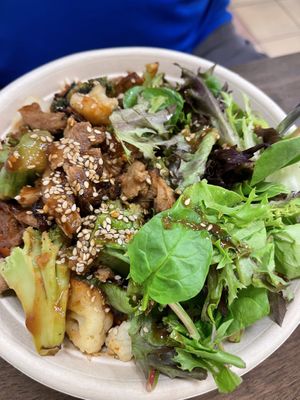 Huli Huli bowl  at Sprout Vegan Cafe in Kihei