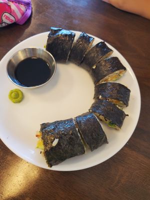 Veggie roll at Sprout Vegan Cafe in Kihei