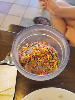 Chocolate ice cream at Sprout Vegan Cafe in Kihei