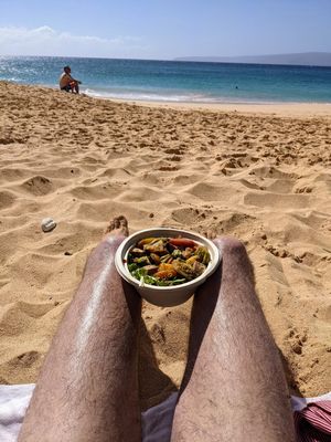 Huli Huli bowl at Sprout Vegan Cafe in Kihei