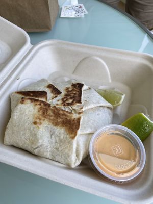 Crunchy wrap  at Sprout Vegan Cafe in Kihei