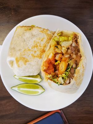 Cali Burrito 😋 at Sprout Vegan Cafe in Kihei