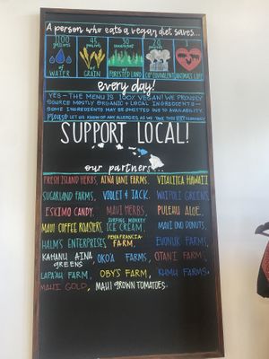   at Sprout Vegan Cafe in Kihei