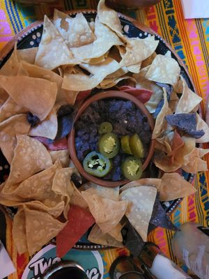 Frijoles negros at El Pikosito in Hamburg