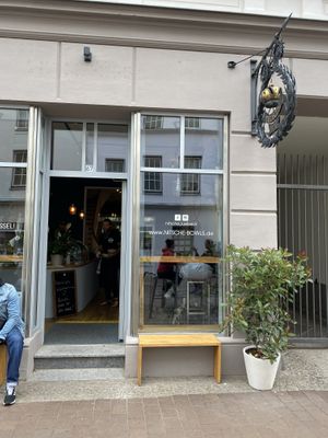 outside at Nitsche in Luebeck