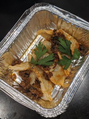 Dumplings with XO Sauce at Kay Kay in Luton