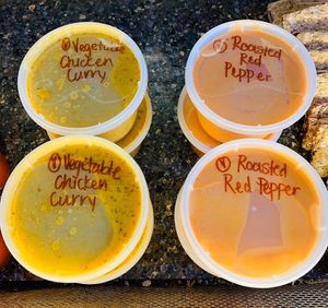 soup at Yorgo's Bageldashery in Norfolk