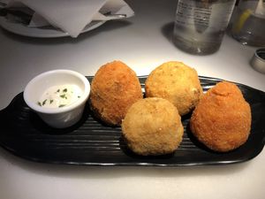 Variety of arancini  at Choose in Madrid