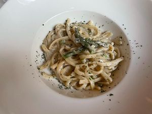 SCIALATIELLI ASPARAGI E SALMONE at Choose in Madrid