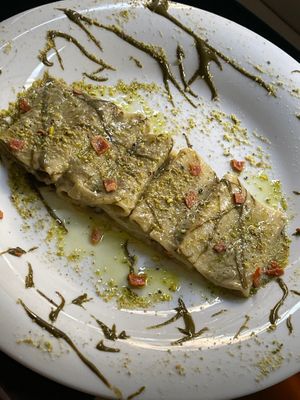 PACCHERI AL PISTACHO DI BRONTE at Choose in Madrid