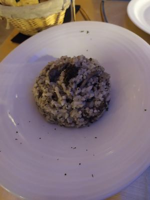 Risotto di funghi at Choose in Madrid