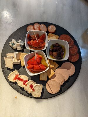 vegan platter at Choose in Madrid