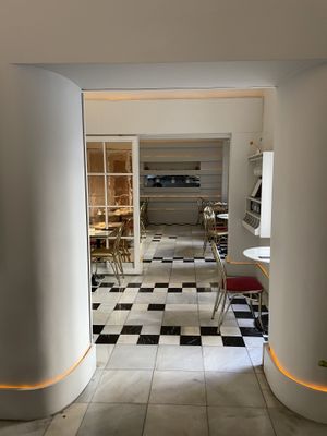 Inside entrance  at Choose in Madrid