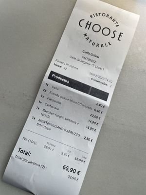 Bill  at Choose in Madrid