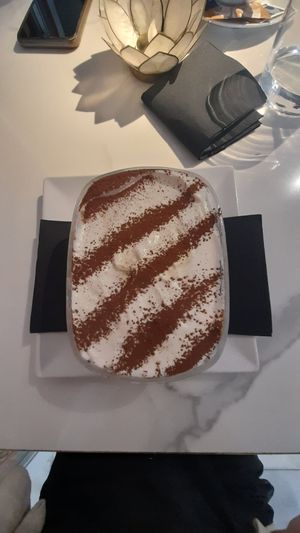 Tiramisu is the best! at Choose in Madrid