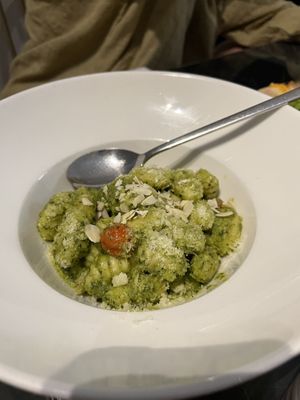 pesto gnocchi   at Choose in Madrid
