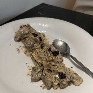 funghi (mushroom) pasta  at Choose in Madrid