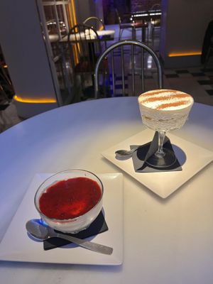 The desserts  at Choose in Madrid