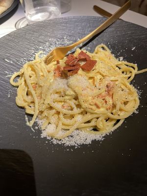 Pasta Carbonara  at Choose in Madrid