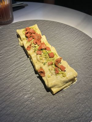 paccheri al pistachio   at Choose in Madrid