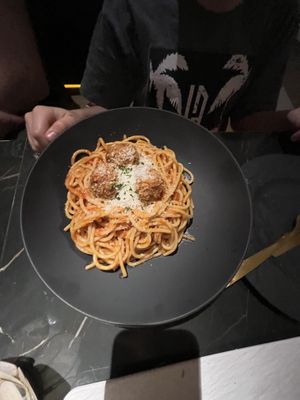 Vegan pasta of the kids combo  at Choose in Madrid