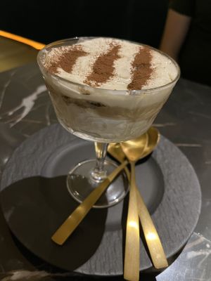 Tiramisu! Just go for it  at Choose in Madrid
