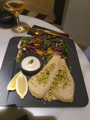 Fish filet at Choose in Madrid