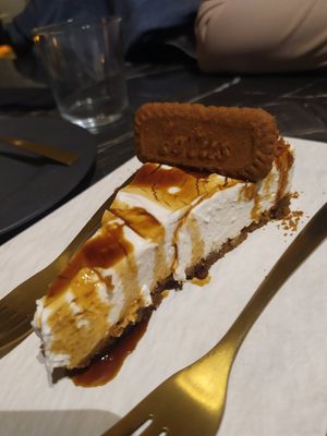 Tarta de queso de Lotus at Choose in Madrid