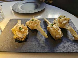 Artichokes (not worth 14€ at all) at Choose in Madrid