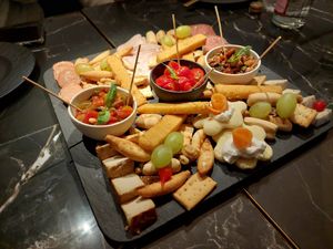 Antipasto alla siciliana #Veganuary at Choose in Madrid