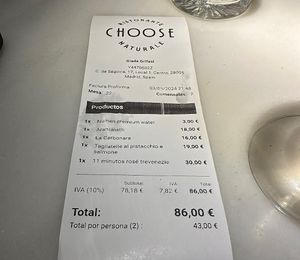   at Choose in Madrid