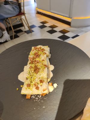 Pistachio pasta at Choose in Madrid