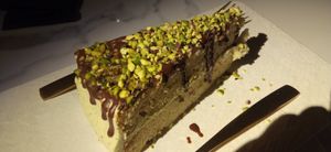 Torta al pistacchio at Choose in Madrid