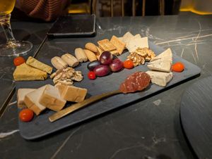Cheese plate at Choose in Madrid