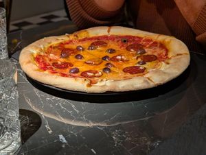 Diavola pizza at Choose in Madrid