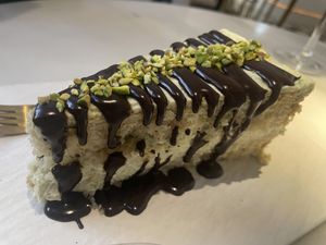 Pistacho cake  at Choose in Madrid